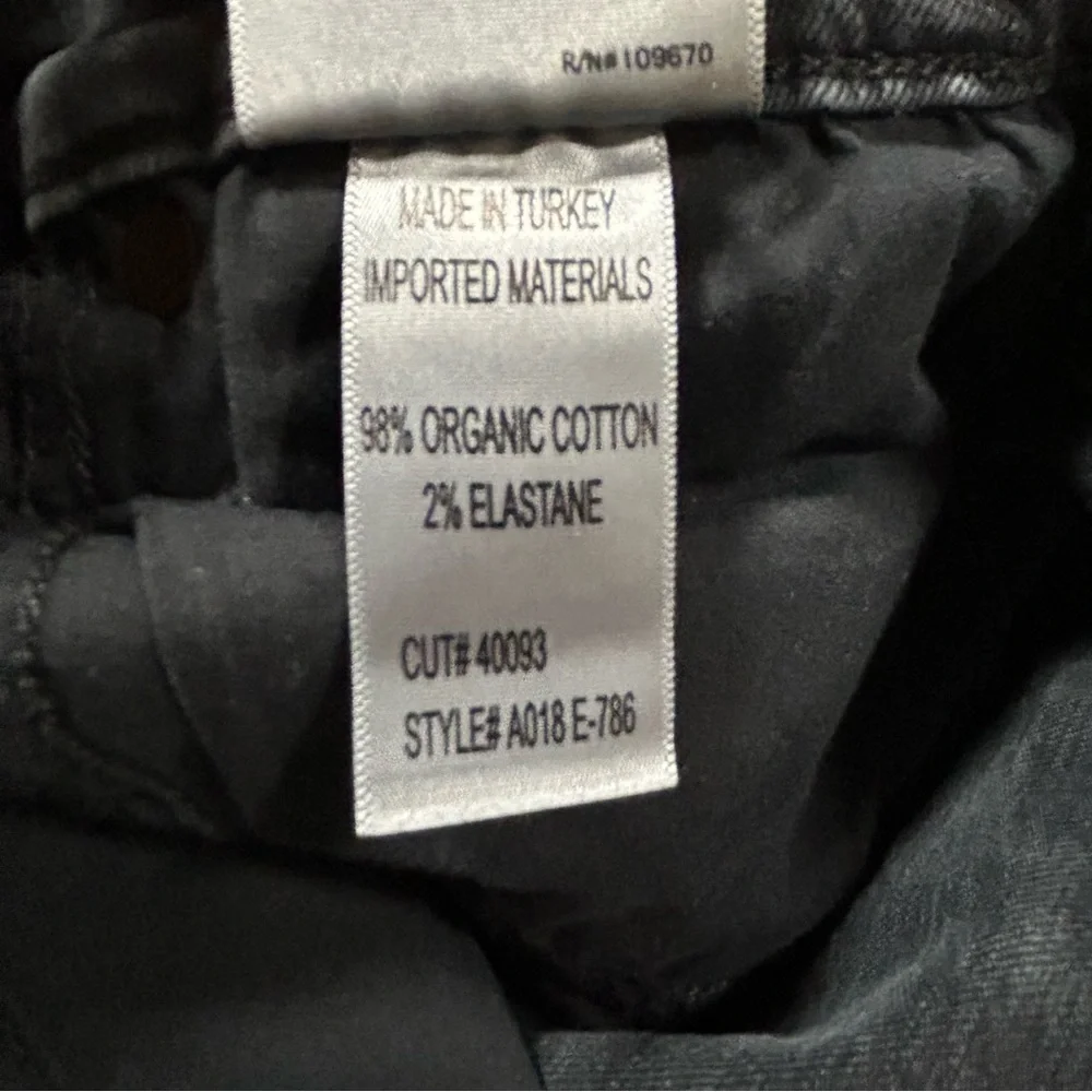 Agolde Sophie High Rise Skinny Crop Jeans Temple Black Size 27